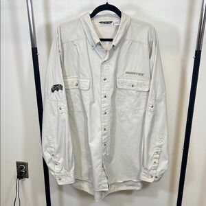 BFC Humvee Men's Khaki  /Tan Long Sleeve Button-Up Shirt Size 2X